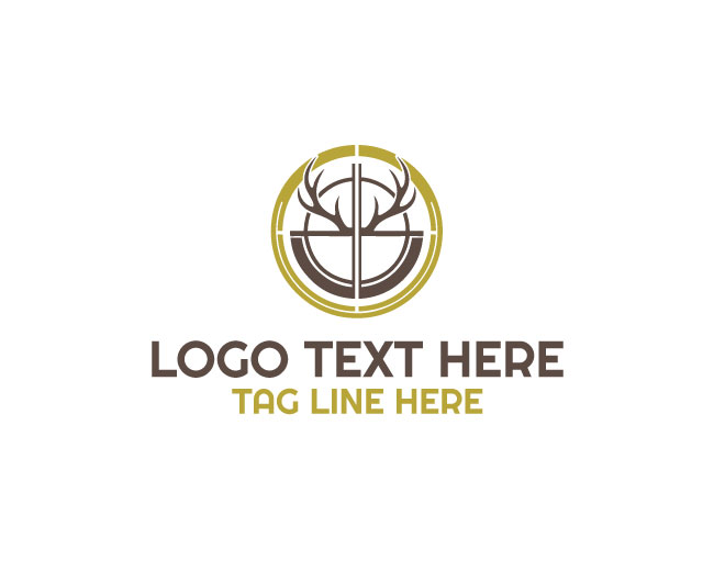 Dynamic Deer Target Logo