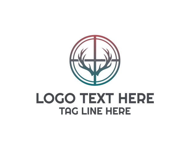 Deer Track Target Logo