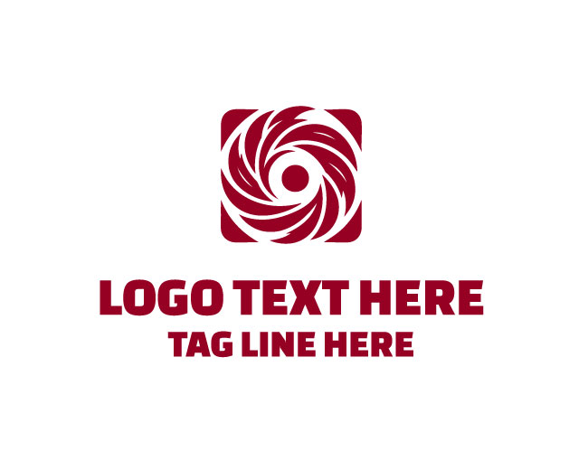  Abstract Swirl Eye Logo