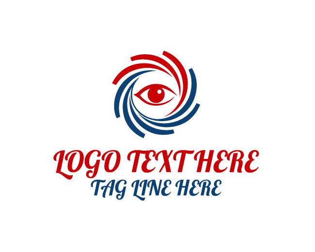 Dynamic Swirl Eye Logo