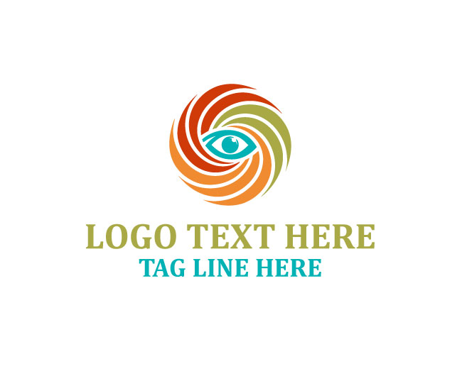 Elegant Swirl Eye Logo