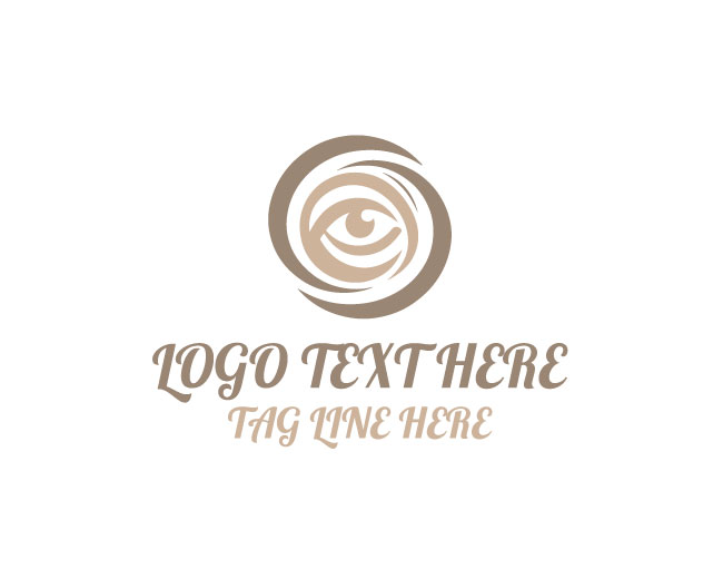  Distinct Swirl Eye Logo