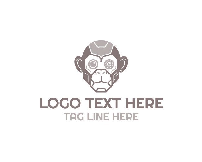 Monkey Robot Logo