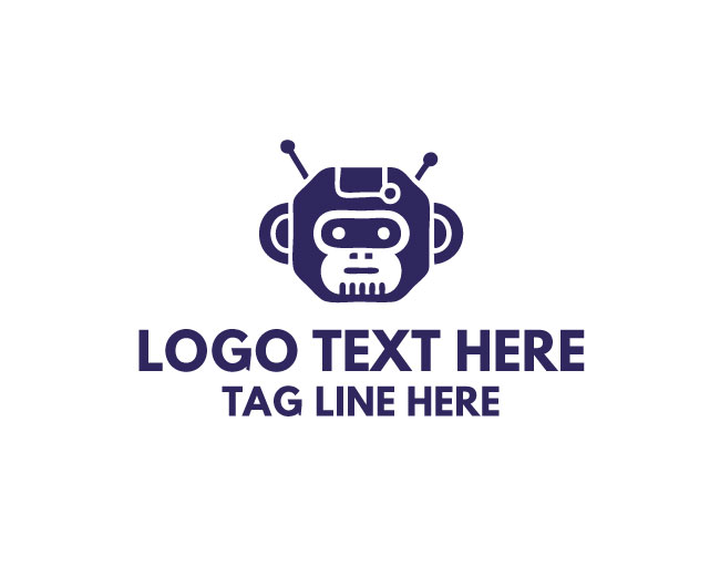 Nano Monkey Robot Logo