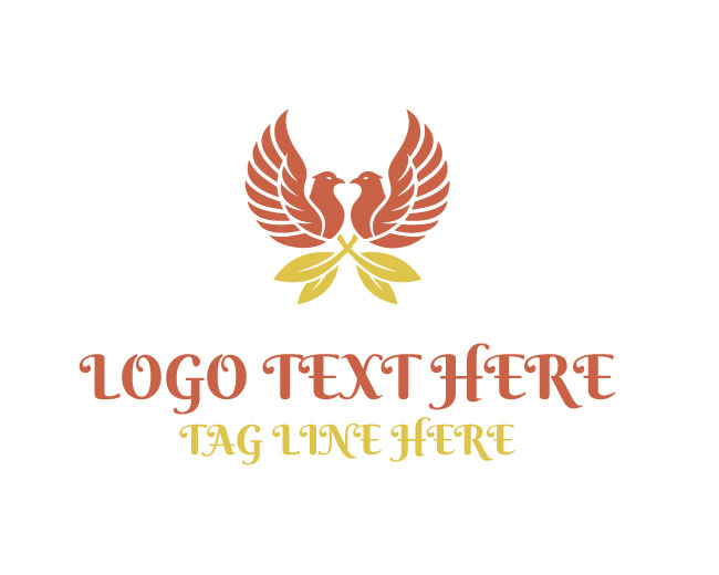 Twin Bird Leaf Eco Lumen Logo