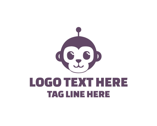 Cyber Ape Robot Logo
