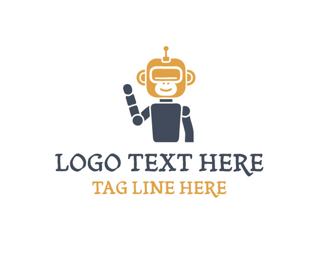  Monkey Core Robot Logo
