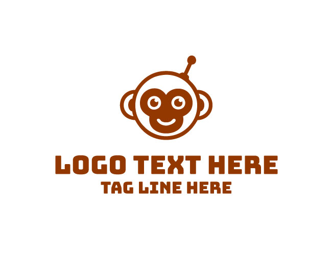 Vertex Monkey Robot Logo