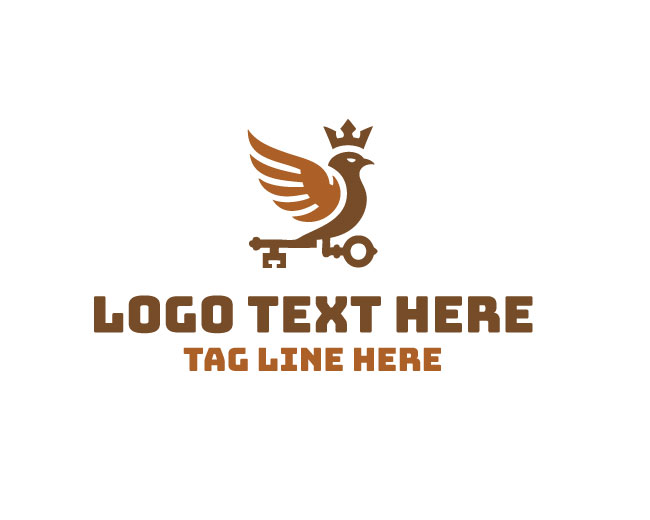 Bird Key Wing Lock Logo