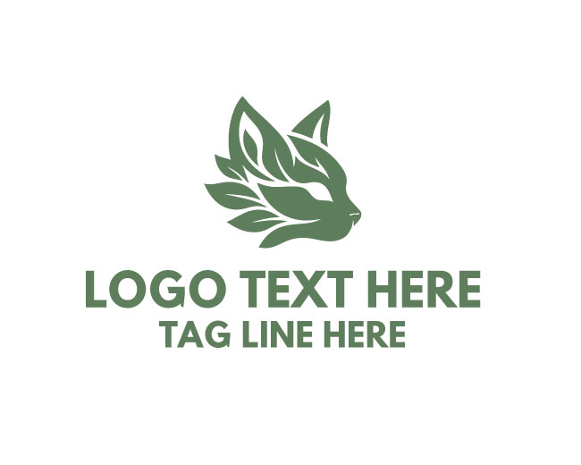 Eco Cat Forest Tail Logo
