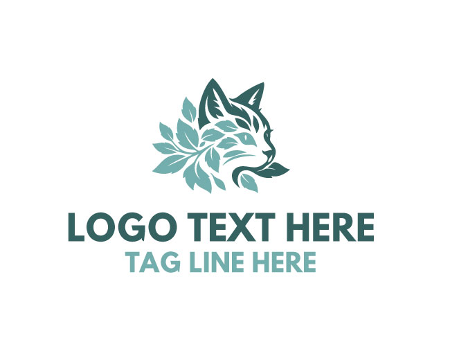 Eco Cat Leaf Flare Logo