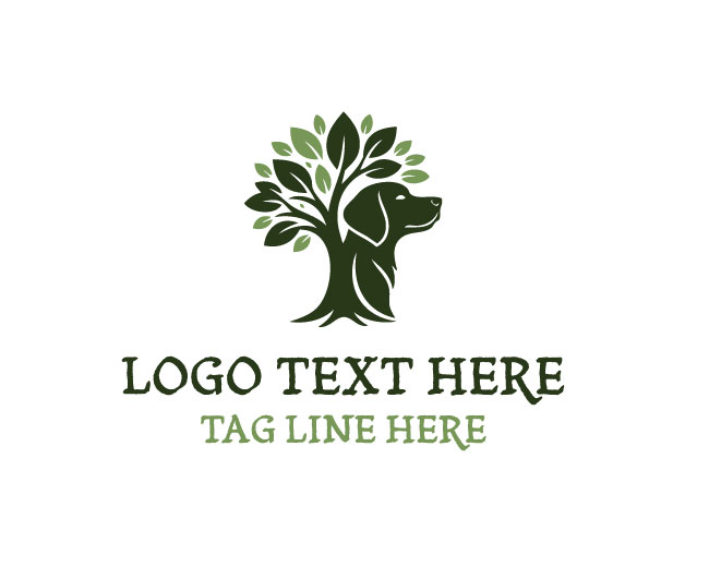 Eco Dog Earth Paw Logo