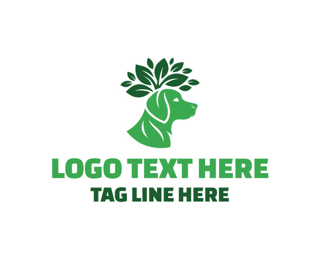 Eco Dog Earth Tail Logo