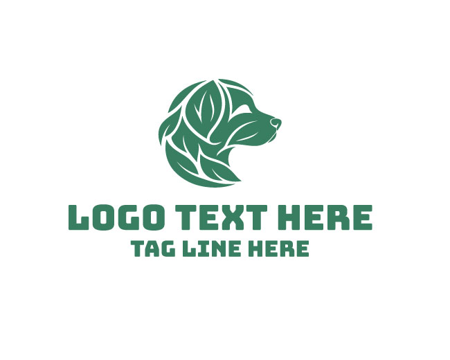Eco Dog Nature Pulse Logo