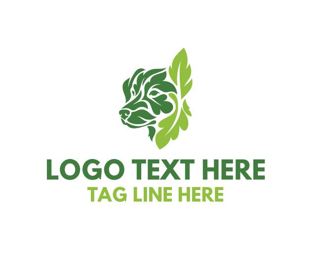  Eco Dog Leaf Guardian Logo