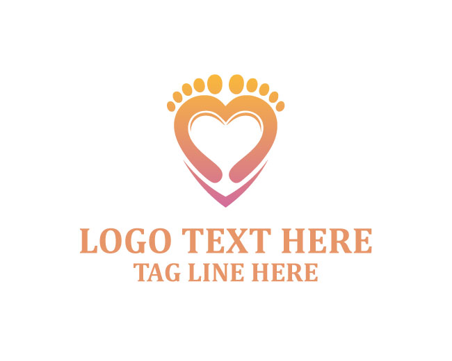 Baby Love Footprint Sweet Steps Logo