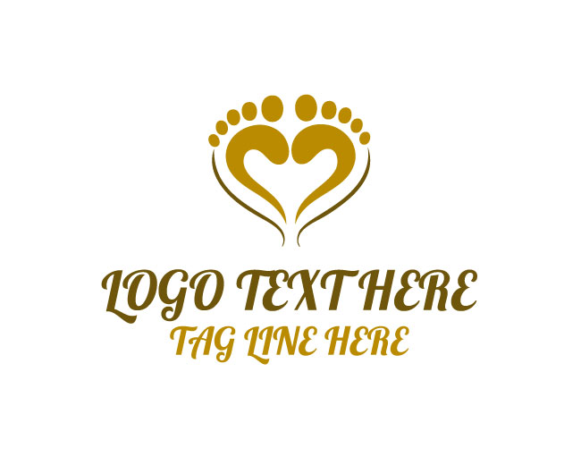  Baby Love Footprint Little Hug Logo