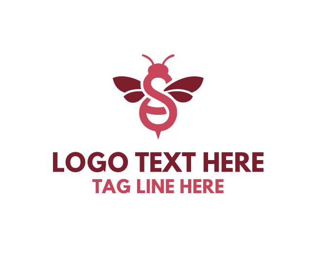 Letter S Bee Hexa Flow Logo