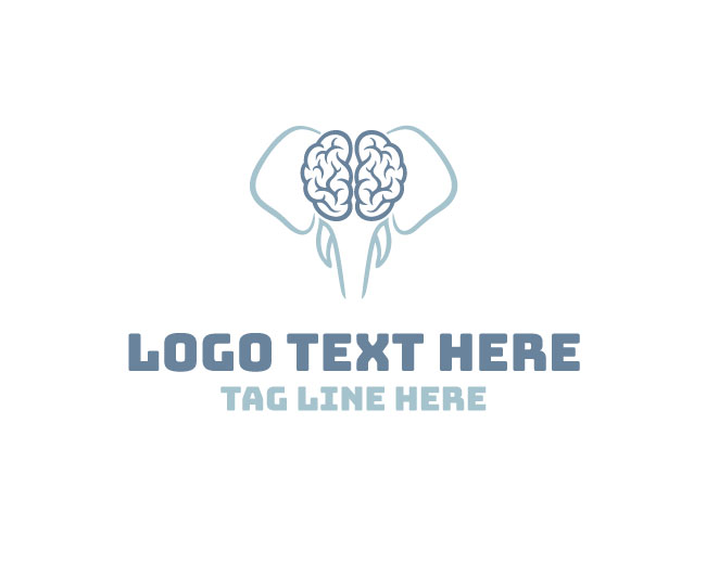  Mind Elephant Think Flow Logo