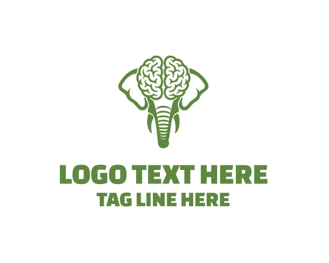  Mind Elephant Idea Flow Logo