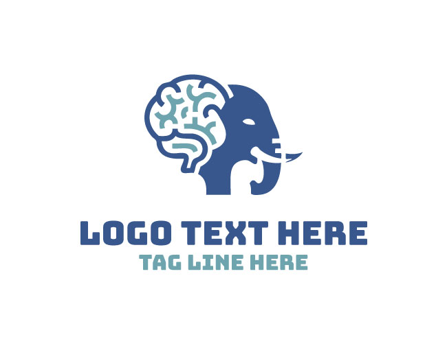 Mind Elephant Intellect Bridge Logo