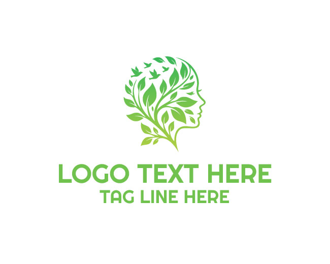 Nature Head Eco Vision Logo