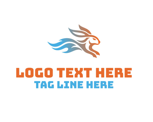 Turbo Flame Rabbit Logo
