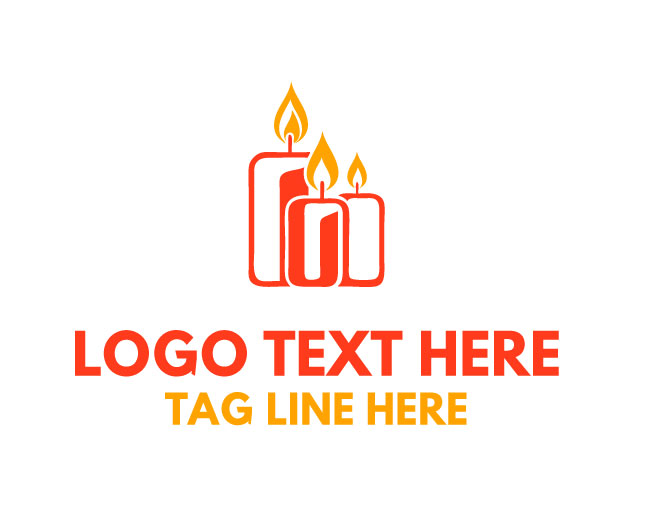  Candle Golden Wick Logo