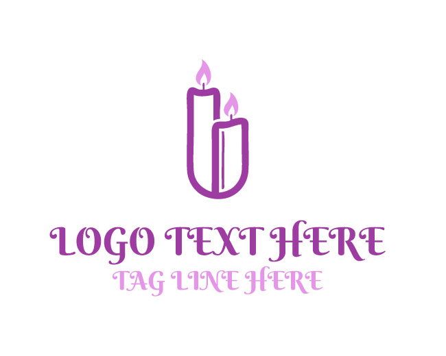 Candle Peace Wick Logo