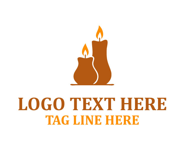  Candle Sun Wick Logo