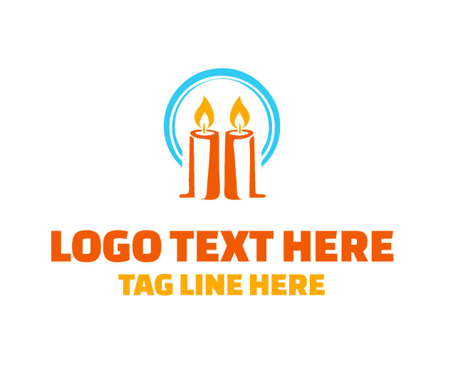 Candle Light Wave Logo