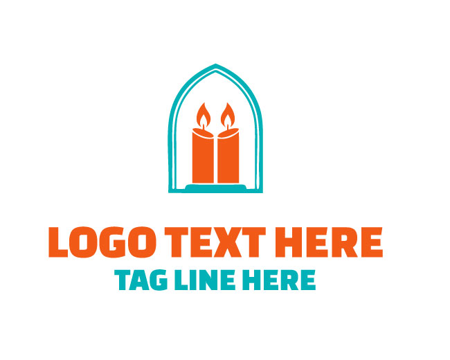  Candle Warm Halo Logo