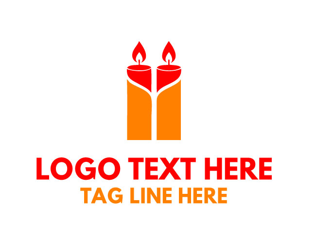 Candle Flare Light Logo