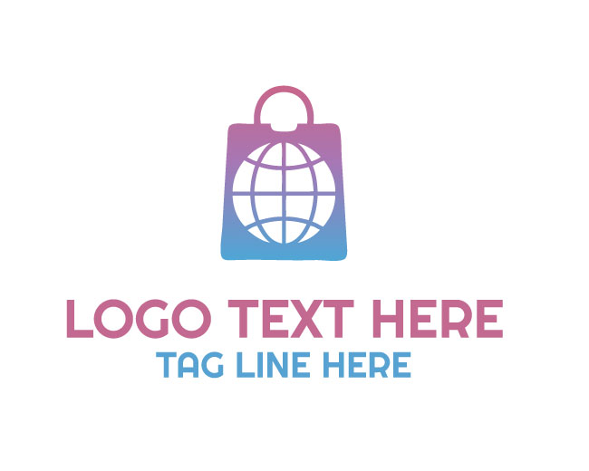 Global Shop Cart Orbit Logo