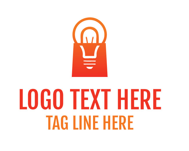 Shopping Bag Cart Spark Logo