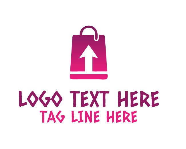 Shopping Bag Shop Flow Logo