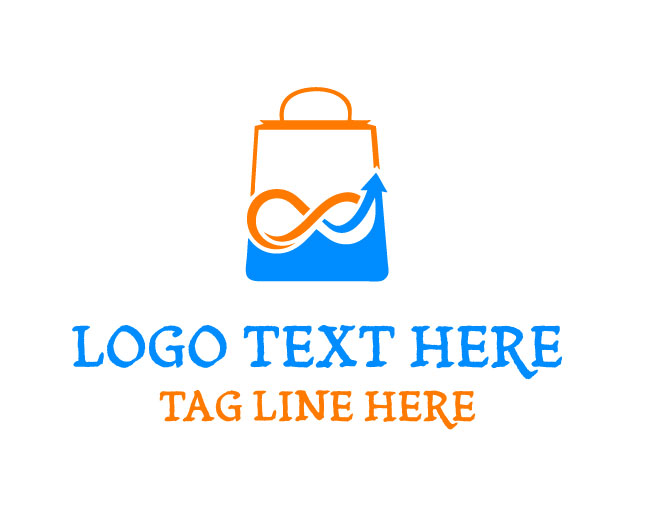 Shopping Bag Retail Spark Logo