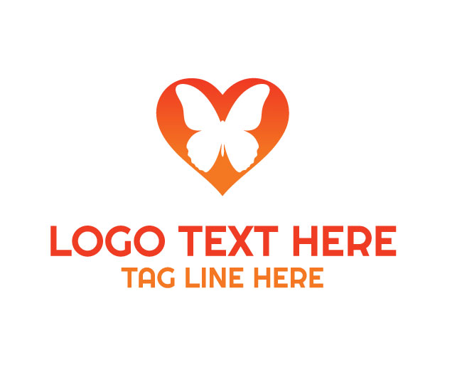 Dream Butterfly Heart Logo
