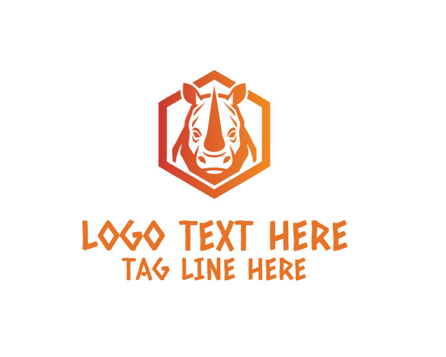 Rhino Titan Horn shield  Logo