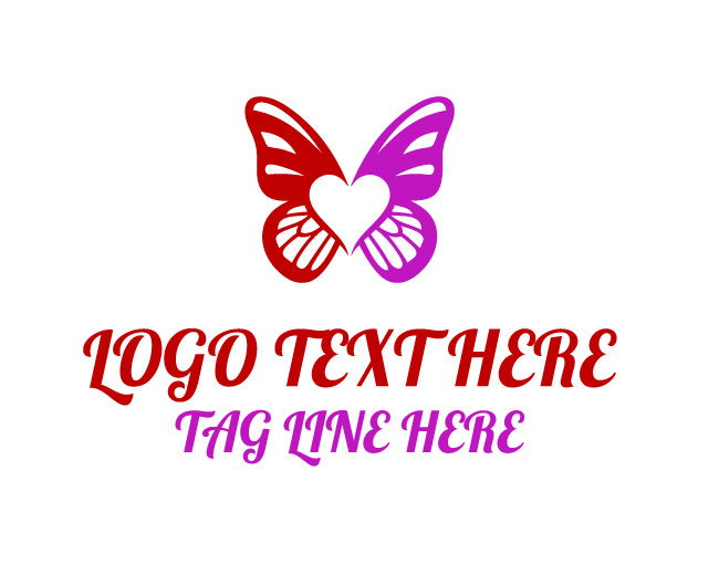 Butterfly Heart Bliss Logo