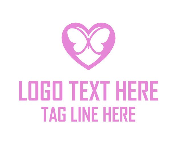Butterfly Heart Pearl Logo