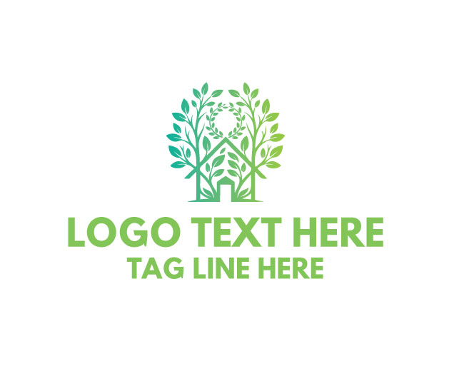 Nature Home Green Nest Logo