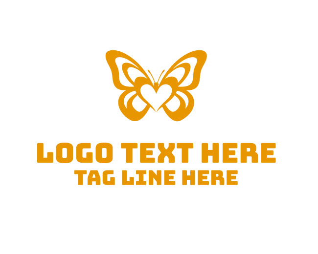 Butterfly Heart Infinity Logo
