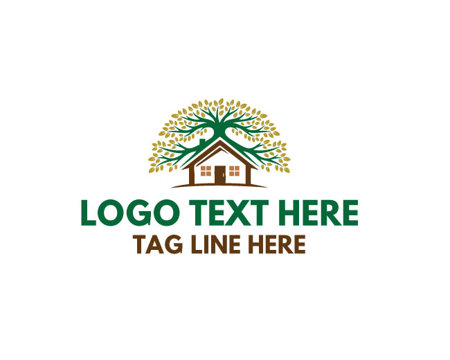 Nature Home Earth House Logo