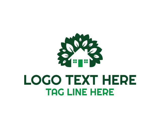 Nature Home Green Villa Logo