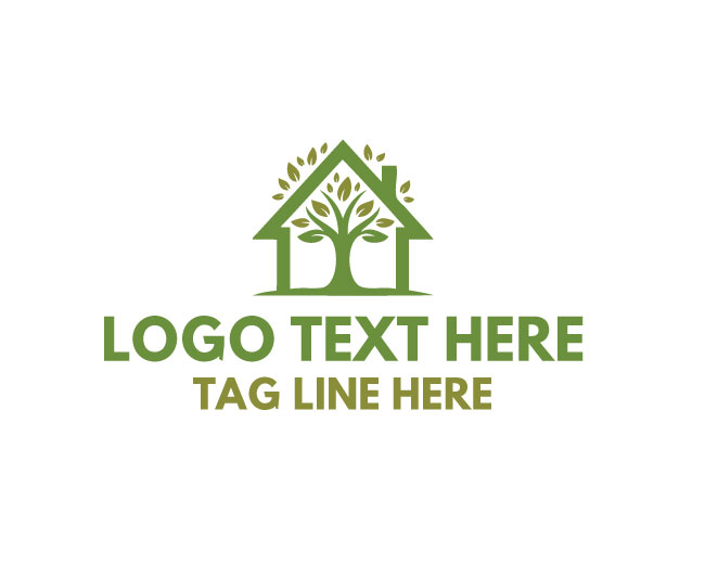  Nature tree house Logo