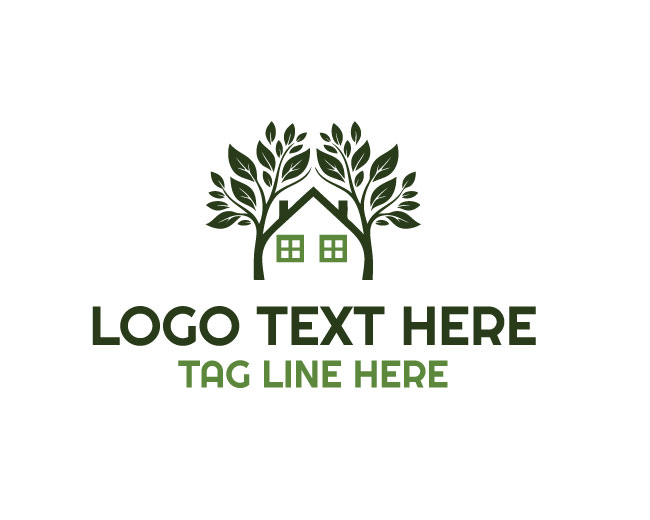Nature Home  Leaf Logo