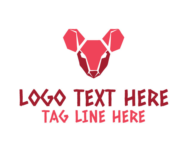 Cute Little Mouse Logo