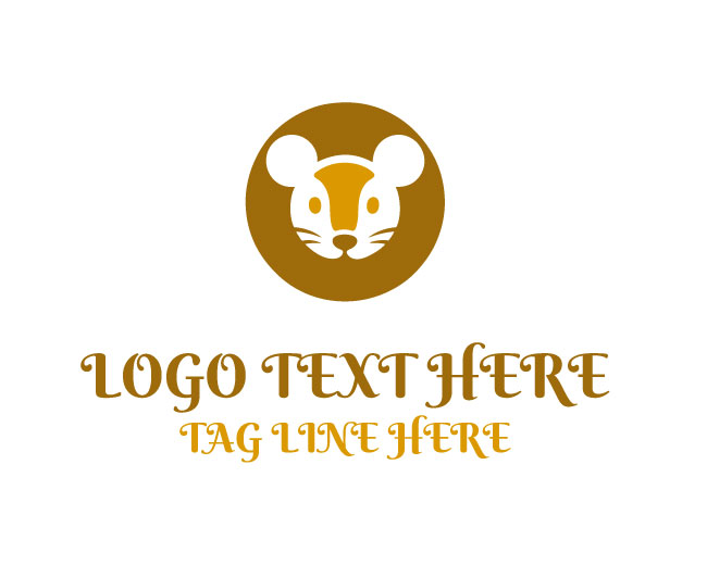 Tiny Mouse Face Logo