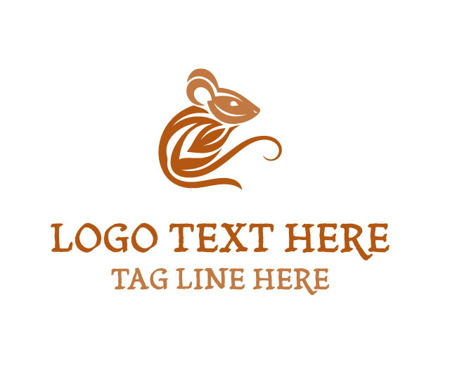  Round Mouse Face Logo